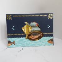 Geburtstagskarte für Angler, Anglerinnen, Glückwunschkarte Bild 1