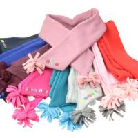 Kinderschal 98cm für Mädchen und Jungen mit Namen - Personalisierter Schal für Kinder Winter - Winterschal Kinderschal Bild 1