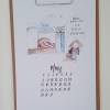 Wandkalender im Klemmbrett für Tiermedizinstudentin, Jahresungebunden, DIN A4 Bild 2