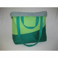 Stofftasche aus Baumwolle mit vier Henkeln für Einkauf und Freizeit Bild 1
