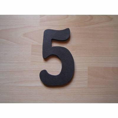 Hausnummer 5 pur > einfach so oder zum selber verzieren
