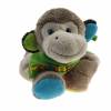 Wärmekissen Wärmetier Affe mit Halstuch und Namen oder Spruch -  Personalisiertes Baby Körnerkissen Rapskissen Bild 1