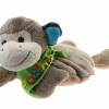 Wärmekissen Wärmetier Affe mit Halstuch und Namen oder Spruch -  Personalisiertes Baby Körnerkissen Rapskissen Bild 2