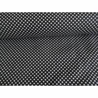 Baumwolle Baumwollstoff Popeline kleine Punkte/Dots schwarz Oeko-Tex Standard 100 (1m/8,-€) Bild 1