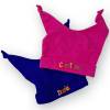 Doppelzipfelmütze Pink mit Namen für Mädchen - Mütze für Babys Kinder - personalisiert für Winter - Kindermütze- Haube Bild 2