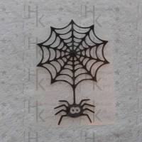 Bügelbild - Süße Spinne & Spinnennetz - viele mögliche Farben Bild 1