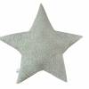 Sternenkissen aus Waffelpiquet mit Namen personalisiert in Pastellfarben Bild 5