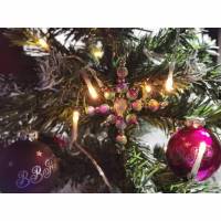Weihnachtssterne - Adventssterne - Sternanhänger als Schmuck, auch für den Weihnachtsbaum, Klein, Stardust Bild 1