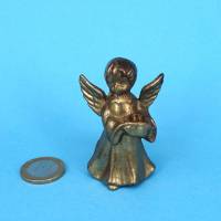 Kleiner Vintage Messing Leuchter Engel Bild 1