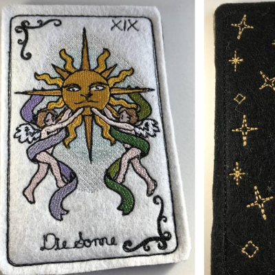 Tarot-Karte 'Die Sonne'  /  'The Sun'  aus dem Großen Arkana