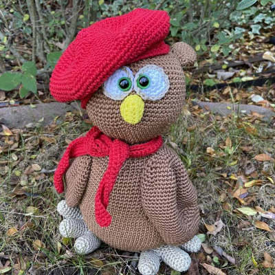 Häkelanleitung - Eusebia Eule