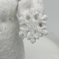 Schneemädchen - Schneeflöckchen - Jahreszeitentisch  - Winter - Weihnachtsdeko Bild 4