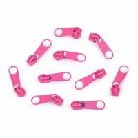 10 Zipper für 3mm ERV rosa Bild 1
