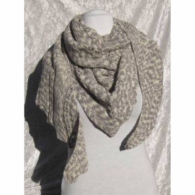 Handgestricktes Dreieckstuch, Schultertuch, Halstuch