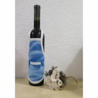 Flaschenschürze in blauen Farben Bild 1