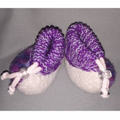 Baby Filzschuhe in Geschenkbox