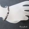 Kinderarmband Edelstein Jaspis Perlen grau marmoriert Kinder Jungen Armband Edelsteinarmband Bild 4