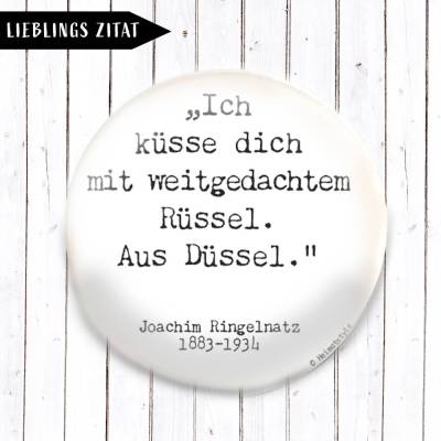 Zitat Joachim Ringelnatz Button