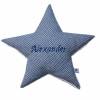 Sternenkissen mit Namen personalisiert, Vichykaro viele Farben Bild 4