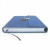 Tagebuch mit Schloss, dunkel-blau changierend, DIN a5, 150 Blatt, handmade Bild 2