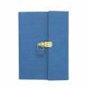 Tagebuch mit Schloss, dunkel-blau changierend, DIN a5, 150 Blatt, handmade Bild 3