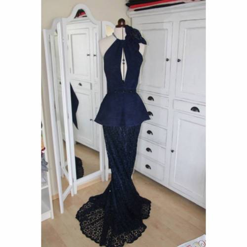 Abendkleid nachtblau