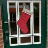 Nikolausstiefel zum Befüllen Kaminsocke Weihnachtsstrumpf  Größe für Kamin & Tür  rot Bild 2