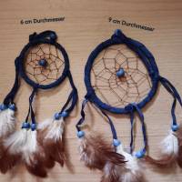 Traumfänger / Dreamcatcher, klein, blau, (TR9) Bild 4