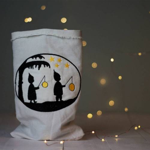 Stickdatei Laternenkinder