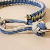 Halsband für kleine bis mittlere Hunde mit Paracord Zugstoppverschluss, Kobraknoten, Hundehalsband Bild 2