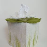 Überzug Kosmetik Box, Taschentuchbehälter, Taschentuch Spender, Taschentuchspender, handgefilzt Papiertaschtücher-Hülle Bild 2