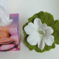 Überzug Kosmetik Box, Taschentuchbehälter, Taschentuch Spender, Taschentuchspender, handgefilzt Papiertaschtücher-Hülle Bild 4