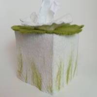 Überzug Kosmetik Box, Taschentuchbehälter, Taschentuch Spender, Taschentuchspender, handgefilzt Papiertaschtücher-Hülle Bild 5