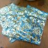 10 türkise/himmelblaue Organzasäckchen 11 x 16 cm * Geschenkesäckchen * Verpackung * Geschenkverpackung * Adventskalende Bild 2