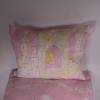 Puppenbettwäsche in rosa mit Märchenprinzessin - Bettwäsche für  Puppenbett Bild 3