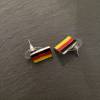Fußball - EM - WM - Ohrringe - Fan-Ohrringe Flagge * Fanohrringe * Deutschlandohrringe * Fußballohrringe Bild 4