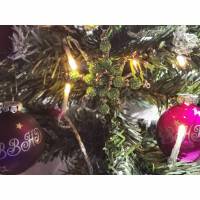 Weihnachtssterne - Adventssterne - Sternanhänger als Schmuck, auch für den Weihnachtsbaum, Klein, Grün Bild 1