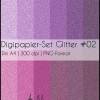 Digipapier-Bundle Glitter I (bestehend aus den Glitter-Sets 1-5) Bild 2