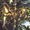 Weihnachtssterne - Adventssterne - Sternanhänger als Schmuck, auch für den Weihnachtsbaum, Klein, Gold Matt Bild 2