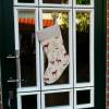Nikolausstiefel zum Befüllen Kaminsocke Weihnachtsstrumpf  Größe für Kamin & Tür  Rehe gestickt Bild 4