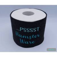 Toilettenpapierrolle mit Spruch "PSSST Hamsterware" Bild 1
