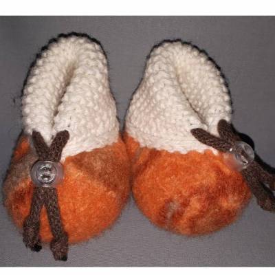 Baby Filzschuhe in Geschenkbox