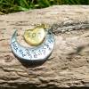 Kette "Love you to the moon and back" Son Sohn * Statementkette Bild 2