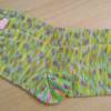 Handgestrickte Socken aus handgefärbter Wolle, Größe 38/39, Stricksocken, gestrickte Strümpfe Bild 3
