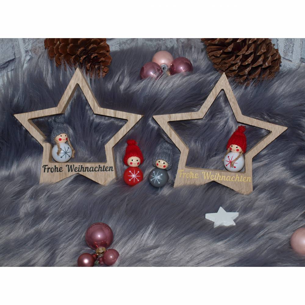 3D-Stern "Frohe Weihnachten" Bild 1