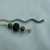 Lesezeichen "Lavaperle" Welle & Perle, grüne Perle * Bookmark * Schultütenfüllung * Adventskalenderfüllung * Mit Bild 3