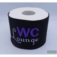 Toilettenpapierrolle mit Spruch "WC-Lounge" Bild 1