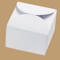 Papier-Box / Geschenkbox 90x90x50 mm - Weiß Bild 1