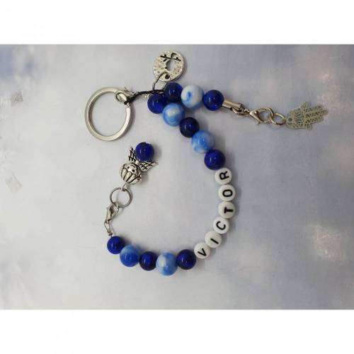 Schlüsselband oder Rucksackbaumler Personalisiert und mit einem Engel