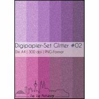 Digipapier-Set Glitter #02 Bild 1